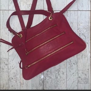 Fushia colored Sorial New York bag